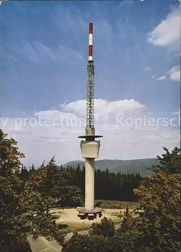 Funkturm Neuer Koenigstuhl Turm  Kat. Gebaeude