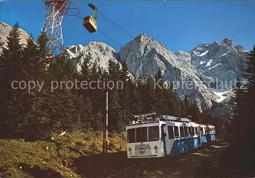 Zugspitzbahn Zahnradbahn Seilbahn Zugspitze Kat. Eisenbahn