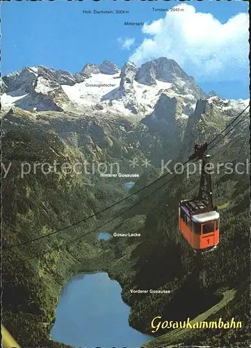 Seilbahn Gosaukamm Gosausee Hoher Dachstein Kat. Bahnen