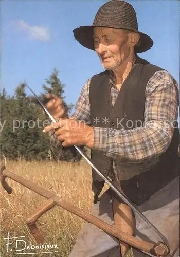 Landwirtschaft Sensenschleifer Frankreich Kat. Landwirtschaft