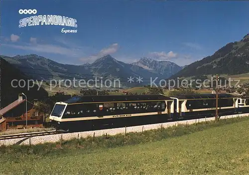 Eisenbahn Superpanoramic Express Montreux Berner Oberland Bahn  Kat. Eisenbahn