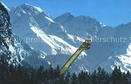 Ski Flugschanze Heini Klopfer Oberstdorf Birgsautal Kat. Sport