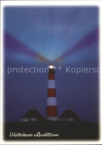 Leuchtturm Lighthouse Westerhever St. Peter Ording  Kat. Gebaeude