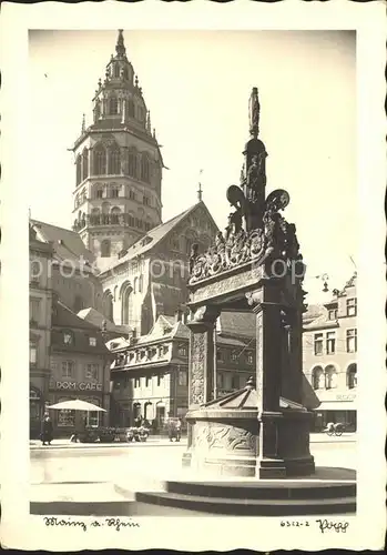 Foto Popp Nr. 6382 2 Mainz am Rhein  Kat. Fotografie