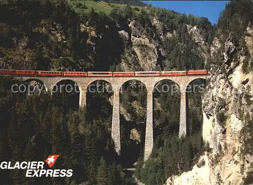 Viadukte Viaduc Landwasserviadukt Filisur Glacier Express  Kat. Bruecken