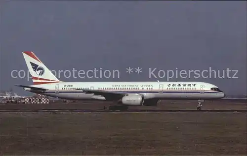 Flugzeuge Zivil China Southwet Boeing 757 200 B 2841 Kat. Airplanes Avions