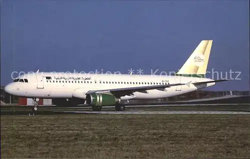 Flugzeuge Zivil Libyen Arab Airlines Airbus A320 EI TLT Kat. Airplanes Avions