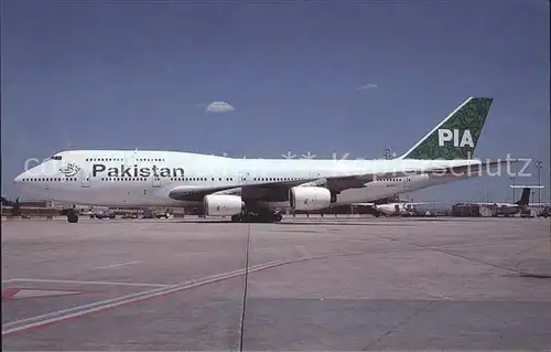 Flugzeuge Zivil PIA Pakistan International Boeing 747 300 AP BFY Kat. Airplanes Avions