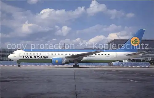 Flugzeuge Zivil Uzbekistan Airways Boeing 767 300ER VP BUZ Kat. Airplanes Avions