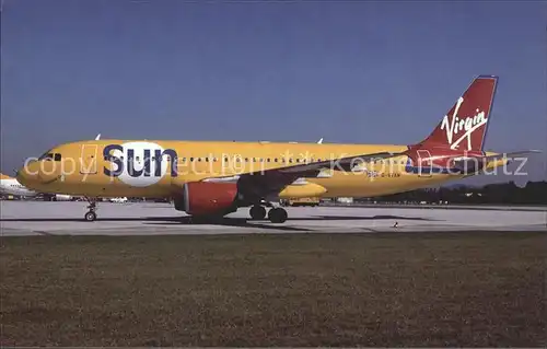 Flugzeuge Zivil Virgin Sun Airbus A320 G VTAN Kat. Airplanes Avions