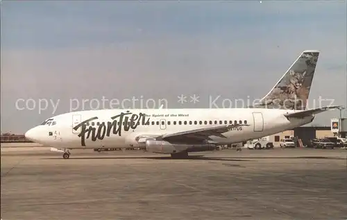 Flugzeuge Zivil Frontier B 737 200 N217US Kat. Airplanes Avions