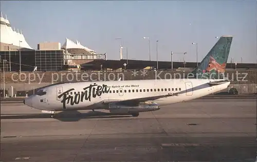 Flugzeuge Zivil Frontier B 737 200 N214AU Kat. Airplanes Avions