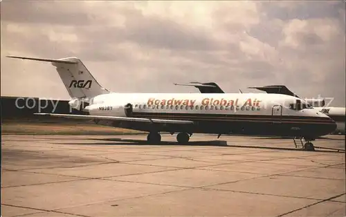 Flugzeuge Zivil Roadway Global Air DC 9 N9357 Kat. Airplanes Avions