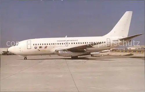 Flugzeuge Zivil Viscount Air Service B 737 200 Kat. Airplanes Avions