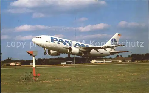 Flugzeuge Zivil PAN AM Airbus A310 300 Kat. Airplanes Avions