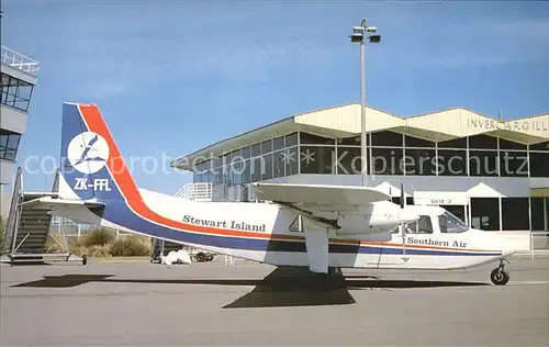 Flugzeuge Zivil Stewart Island Southern Air ZK FFL c n 0614 Kat. Airplanes Avions
