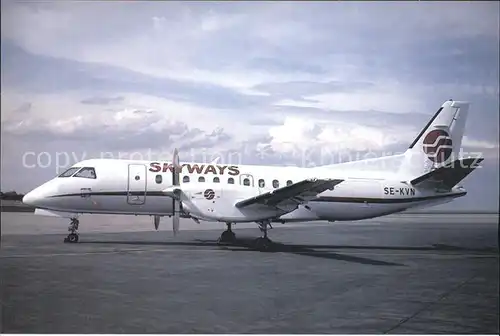 Flugzeuge Zivil Skyways AB Saab 340 B SE KVN cn 322  Kat. Airplanes Avions