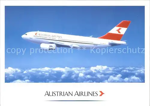 Flugzeuge Zivil Austrian Airlines Airbus A 310  Kat. Airplanes Avions