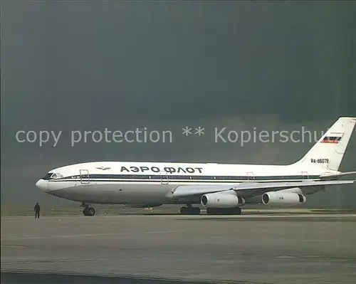 Flugzeuge Zivil Aeroflot Ilyushin 86 RA 86079 C n 51483206050 Kat. Airplanes Avions