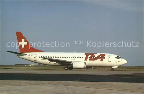 Flugzeuge Zivil TEA Boeing 737 3M8 HB IIC C n 25016 Kat. Airplanes Avions