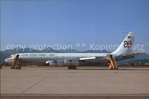 Flugzeuge Zivil African Express Airways Boeing 707 338C 5Y AXA c n 19621 652 Kat. Airplanes Avions