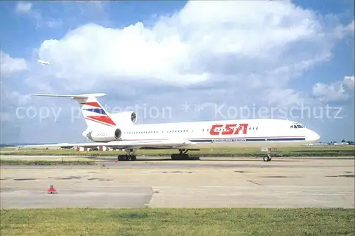 Flugzeuge Zivil CSA Tupolev TU 154M OK TCD c n 792 Kat. Airplanes Avions