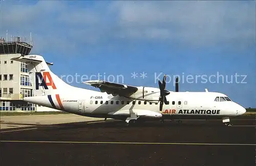 Flugzeuge Zivil Air Atlantique ATR 42 F GIIA  Kat. Airplanes Avions