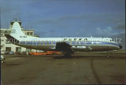 Flugzeuge Zivil Pluna Uruguay V Viscount 827 CX BIZ  Kat. Airplanes Avions