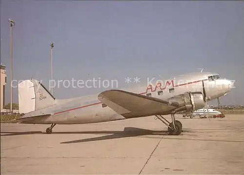 Flugzeuge Zivil ARM DC 3 EC FDH  Kat. Airplanes Avions