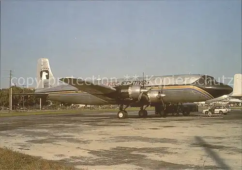 Flugzeuge Zivil Aeroejecutivos DC 6 YV 501 C Kat. Airplanes Avions