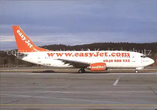 Flugzeuge Zivil Easyjet Switzerland Boeing 737 3M8 HB IIB c n 24024 1689 Kat. Airplanes Avions