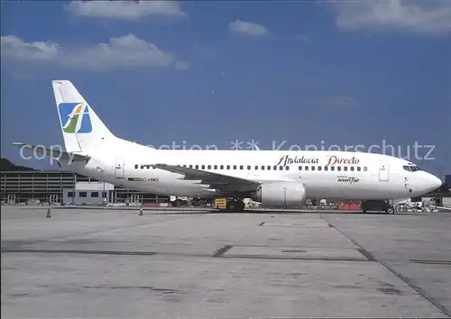 Flugzeuge Zivil Andalucia Directo Boeing 737 300 EC HNO Kat. Airplanes Avions