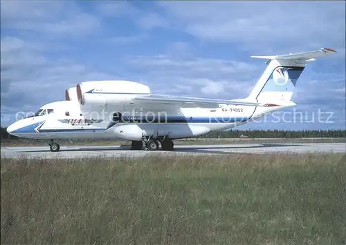 Flugzeuge Zivil Yamal AN 74 RA 74052 c n  Kat. Airplanes Avions