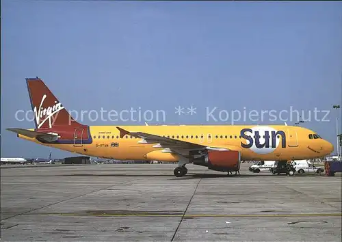 Flugzeuge Zivil Virgin Sun Airbus A 320 G VTAN  Kat. Airplanes Avions