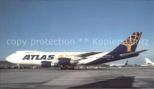 Flugzeuge Zivil Atlas Air Boeing 747 2D7B N528MC cn 22472 Kat. Airplanes Avions