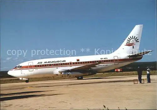 Flugzeuge Zivil Air Madagascar Boeing 737 200 C n 20231  Kat. Airplanes Avions