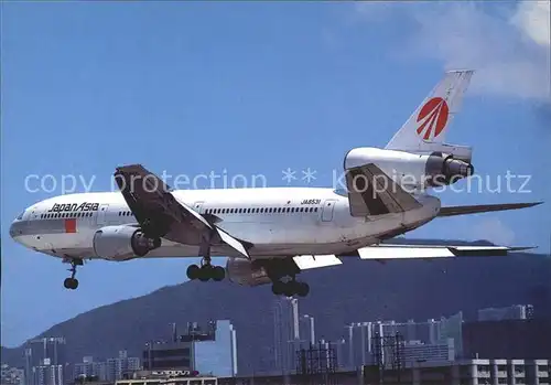 Flugzeuge Zivil Japan Asia Airways McDonnell Douglas DC 10 401 JA8531  Kat. Airplanes Avions