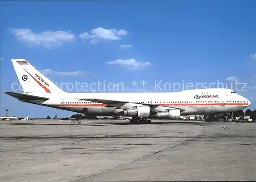 Flugzeuge Zivil Orion Air B 747 121 N751PA c n 19655 Kat. Airplanes Avions