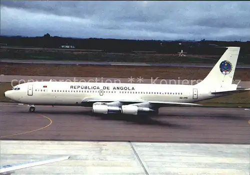 Flugzeuge Zivil Republica de Angola Boeing 707 D2 TRP  Kat. Airplanes Avions