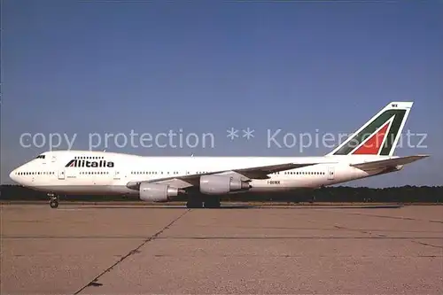 Flugzeuge Zivil Alitalia Cargo Boeing 747 239B I DEMX c n 23286 614 Kat. Airplanes Avions