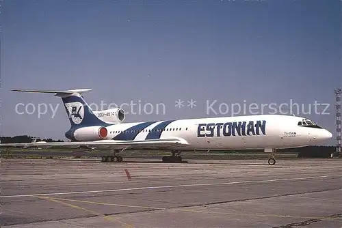 Flugzeuge Zivil Elk Estonian Aviation Tupolev Tu 154M  Kat. Airplanes Avions