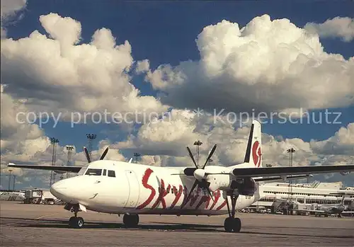 Flugzeuge Zivil Skyways Fokker 50 SE LEA c n 20116 Kat. Airplanes Avions