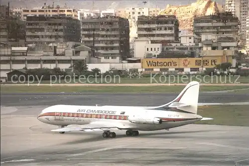 Flugzeuge Zivil Air Cambodge Caravelle 3 XU JTB C N 53 Kat. Airplanes Avions