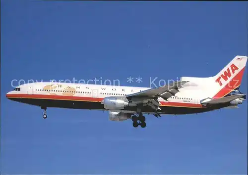 Flugzeuge Zivil TWA Trans World Airlines Lockheed L 1011 100 N31029 c n 1109 Kat. Airplanes Avions