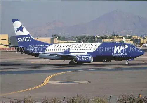 Flugzeuge Zivil Western Pacific SSFCU colours Boeing 737 301 N948WP  Kat. Airplanes Avions