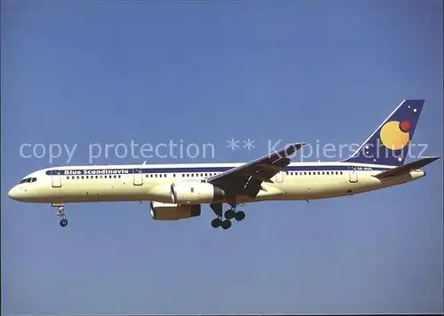 Flugzeuge Zivil Blue Scandinavia B757 2YO SE DUL c n 26151 472 Kat. Airplanes Avions