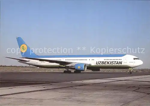 Flugzeuge Zivil Uzbekistan Airways B767 33P VR BUA Kat. Airplanes Avions