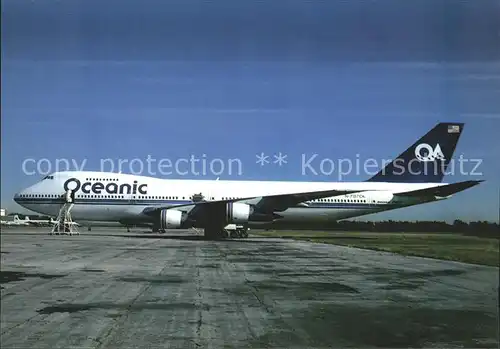 Flugzeuge Zivil Oceanic AL B 747 269 B Combi N707CK c n 21541 Kat. Airplanes Avions