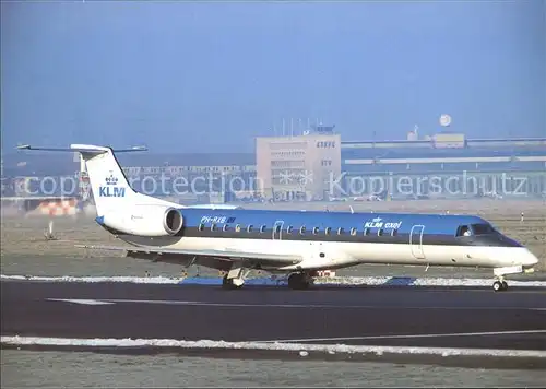 Flugzeuge Zivil KLM Exel EMB 145MP PH RXB c n 145320 Kat. Airplanes Avions