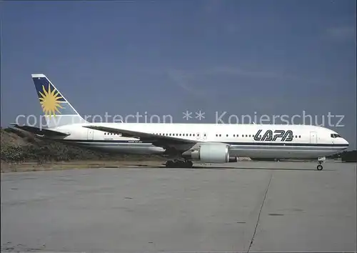 Flugzeuge Zivil LAPA Argentina B 767 3Q8 LV ZPL c n 28206 Kat. Airplanes Avions